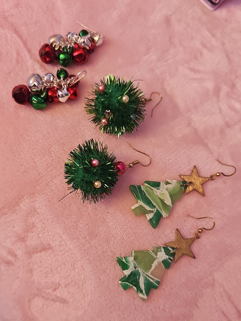 Christmas Festive Christmas Earrings Set Of 4
